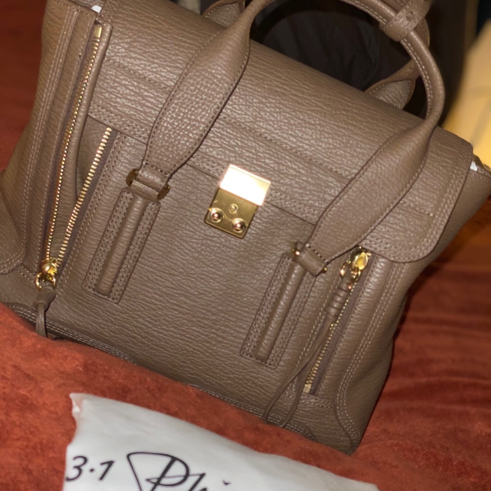 3.1 Phillip Lim Pashli Medium Satchel (Taupe)